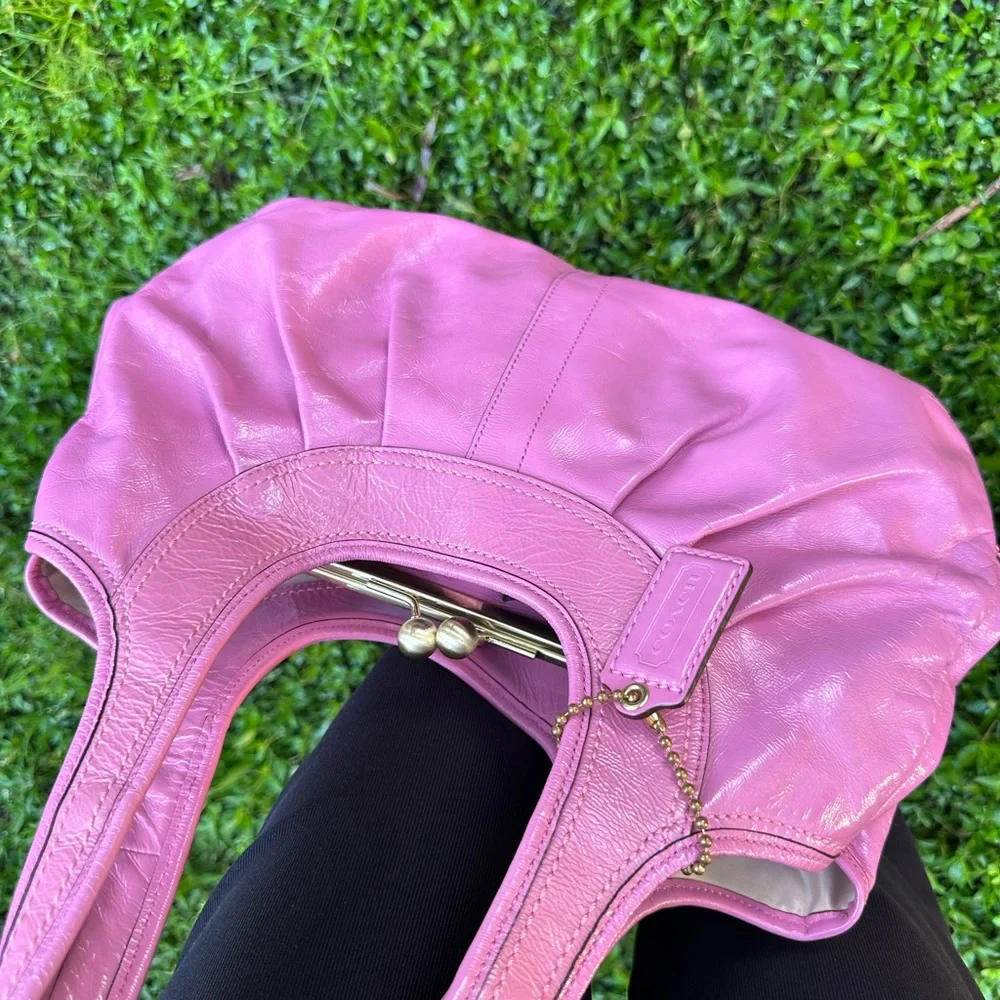 Coach Pink Shoulder Bag - Picture 5 of 15